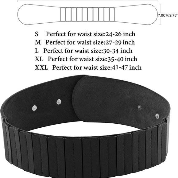 Women\'s Fashion Vintage Wide Elastic Stretch